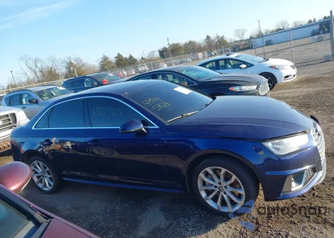 2019 Audi A4 45 Premium from USA, damaged, VIN WAUDNAF49KA112762